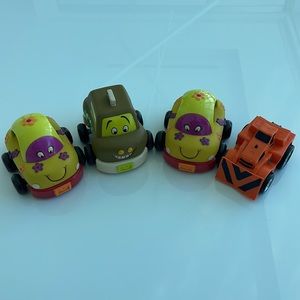Set of 4 Pull Back Cars
